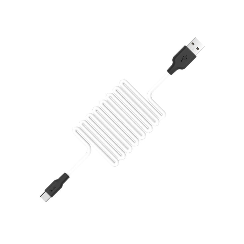 كابل شحن وبيانات Hoco X21 من USB-A إلى Type-C – سيليكون 2A