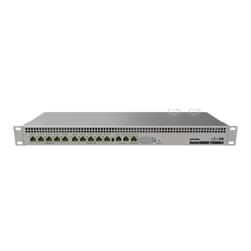 راوتر MikroTik RB1100Dx4 Dude – تخزين 60GB للمراقبة