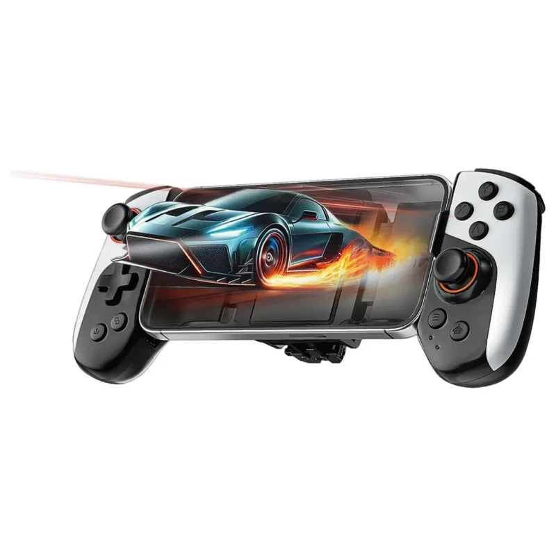 يد تحكم ألعاب Porodo Gaming Chillcore – تبريد مدمج وبلوتوث 5.3 اسود