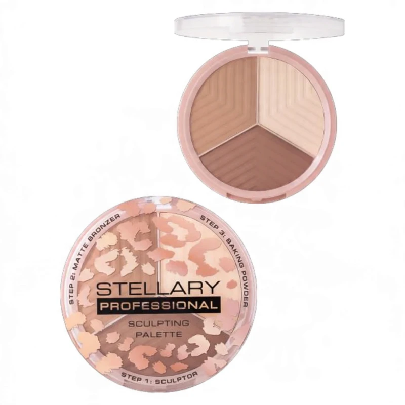 باليت نحت الوجه Stellary Sculpting Palette 3in1 - 02