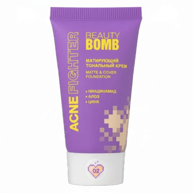 كريم أساس Beauty Bomb ACNE FIGHTER - 02