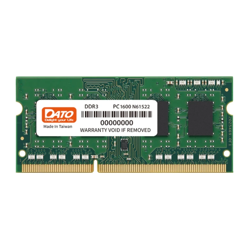 رام لابتوب DATO – 4 غيغابايت DDR3 بتردد 1600 MHz