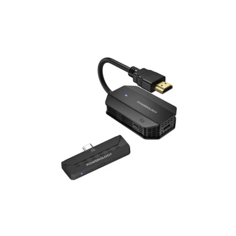 محول عرض Powerology – USB-C إلى HDMI لاسلكي
