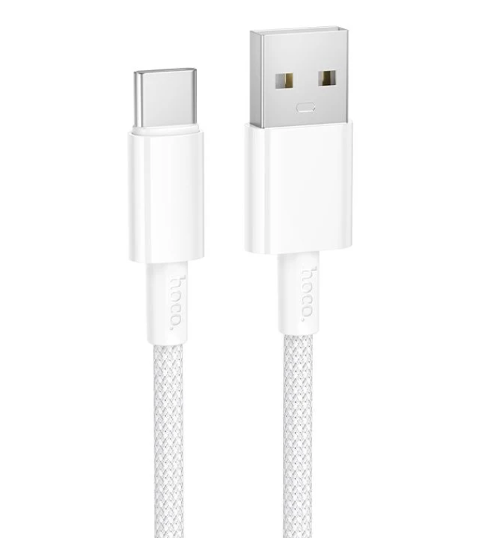 وصلة شحن DU63- شحن سريع  -  USB TO TYPEC  - مدعمة بالنايلون المقسى