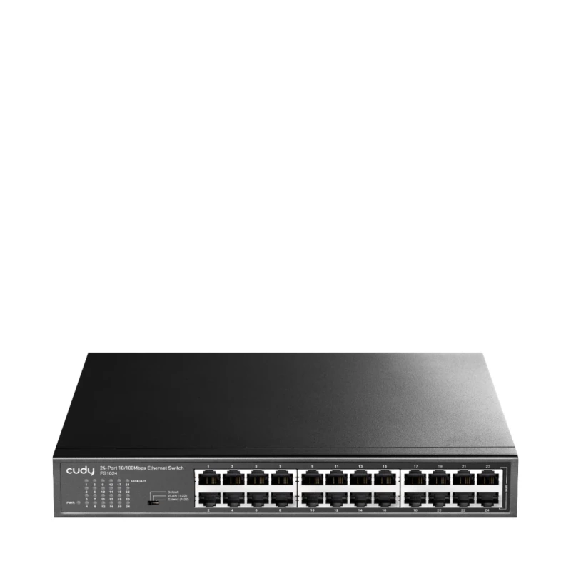 سويتش شبكة Cudy FS1024 – 24 منفذاً 10/100 Mbps