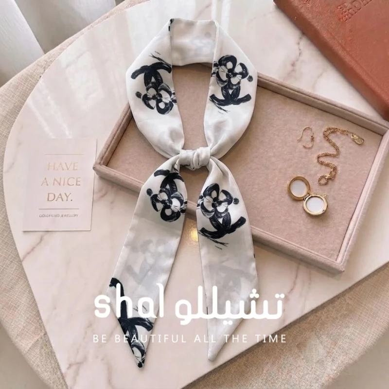 فولار ساتان نسائي منقوش