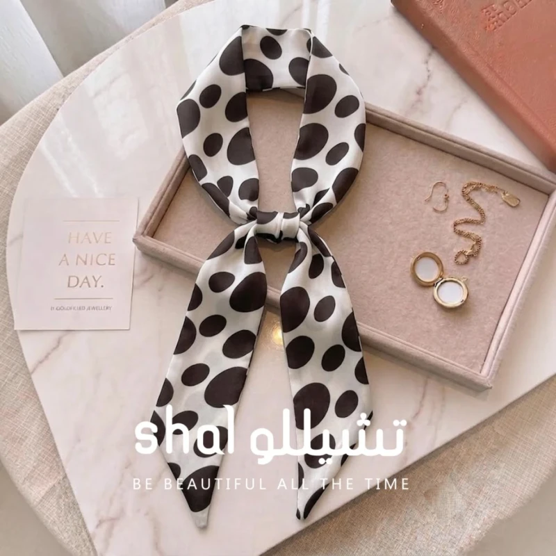 فولار ساتان نسائي منقوش