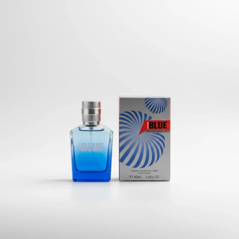 عطر رجالي BLUE – عبوة زرقاء بتصميم عصري-101-101-19