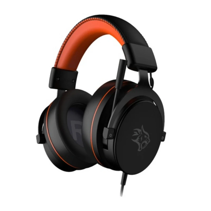 سماعة ألعاب Porodo Gaming PDX417 – ميكروفون ENC وإضاءة RGB اسود
