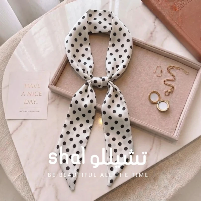 فولار ساتان نسائي منقوش