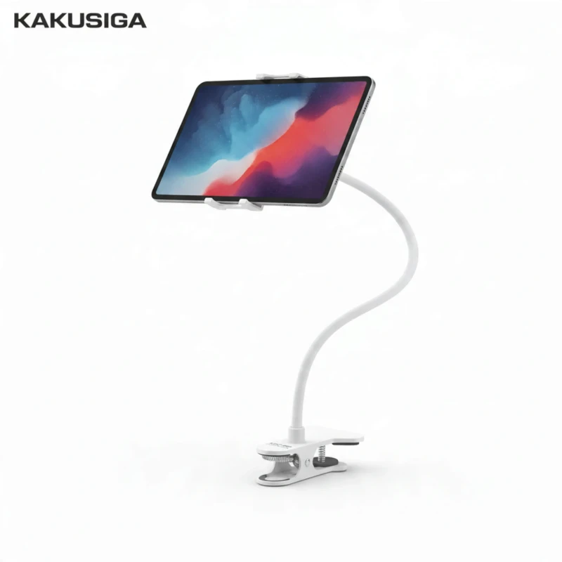 حامل تابلت KAKUSIGA KSC-430 – ذراع مرن ومشبك مكتب