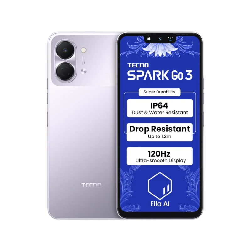 Tecno Spark Go 3 r4-128G-purple