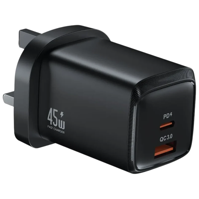 شاحن Green Lion G-Charge بمنفذين – ‏45 واط مع كابل