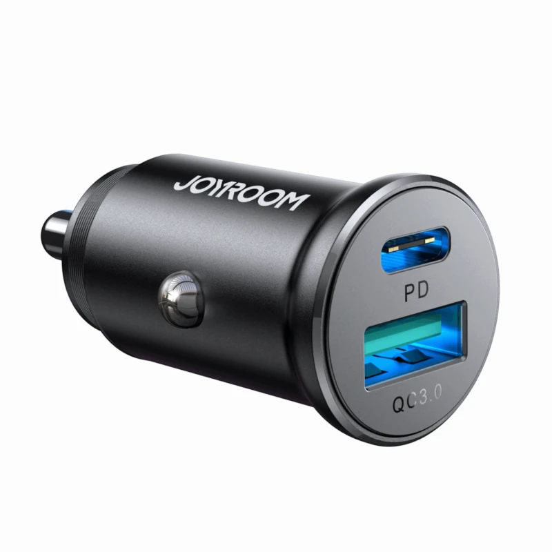 شاحن سيارة Joyroom JR-CCN05 – منفذا PD وQC بقدرة 30W
