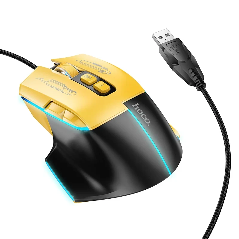 فارة العاب GM31 MOUSE - مزودة بضوء LED - GAMING MOUSE