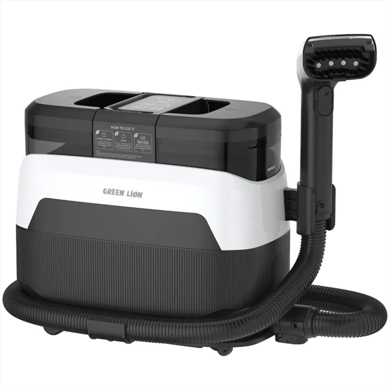 مكنسة غسيل Green Lion Steam Carpet Pro – بخار وشفط 12kPa