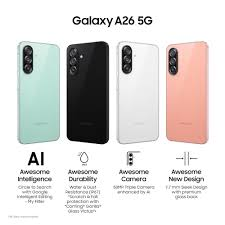 Samsung Galaxy A26 5G R8 – سعة 256GB | سرعة الجيل الخامس وأداء عالي