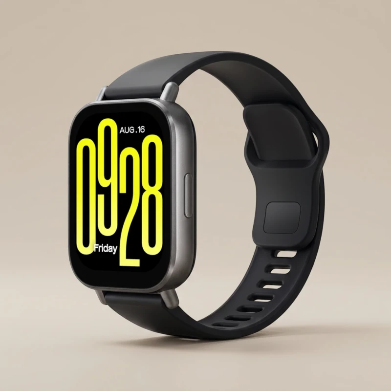 ساعة ذكية Redmi Watch 5 Active – شاشة 2 بوصة أسود