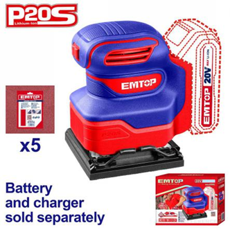 حفافة مربعة بطارية-ELSHS2014 Cordless sheet sander