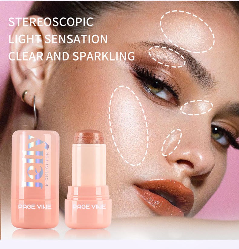 هايلايتر جيلي من بيج فاين – ستيك – 6 ألوان